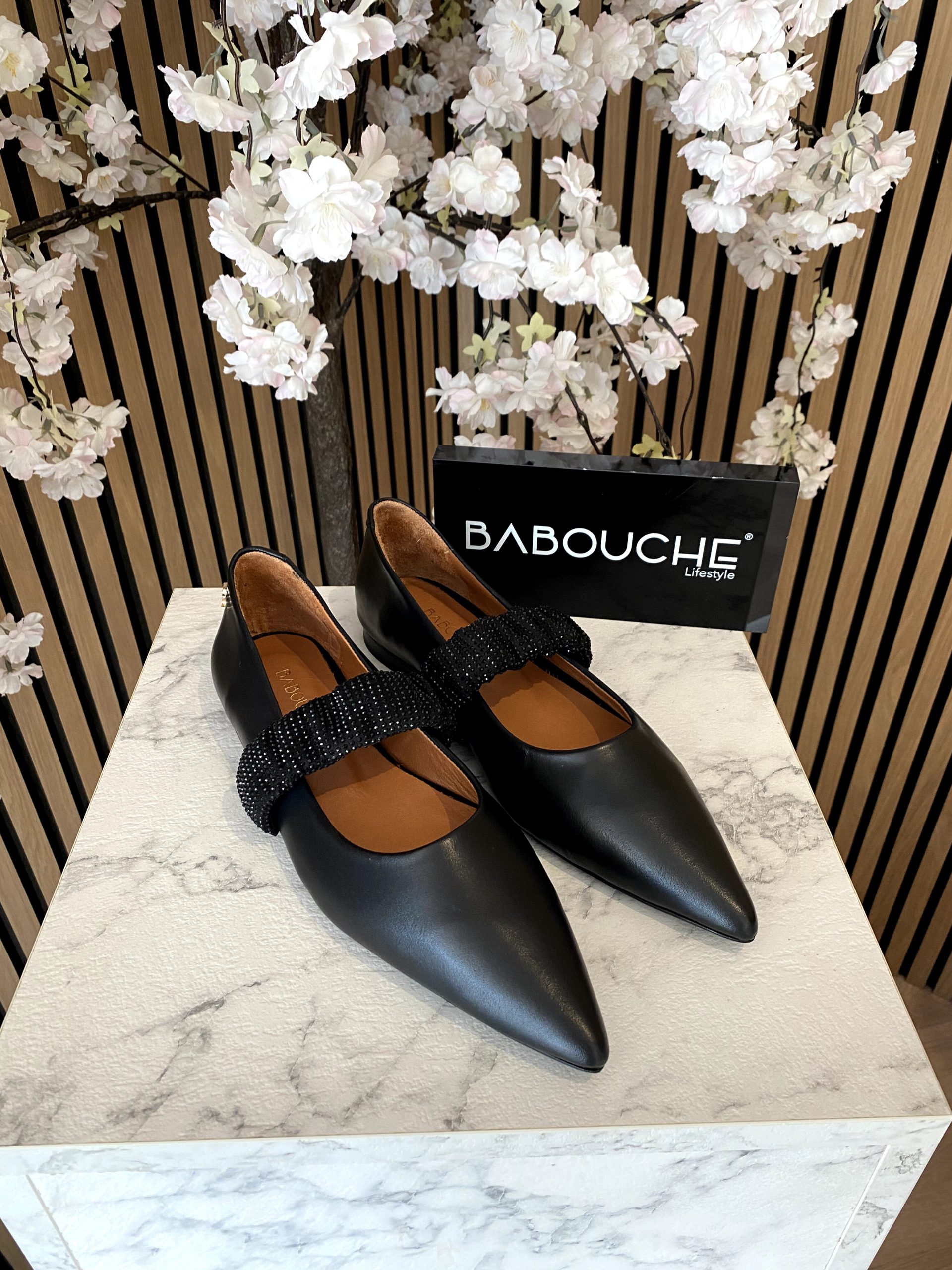 Babouche – Sage Ballerina’s – Black - Afbeelding 8