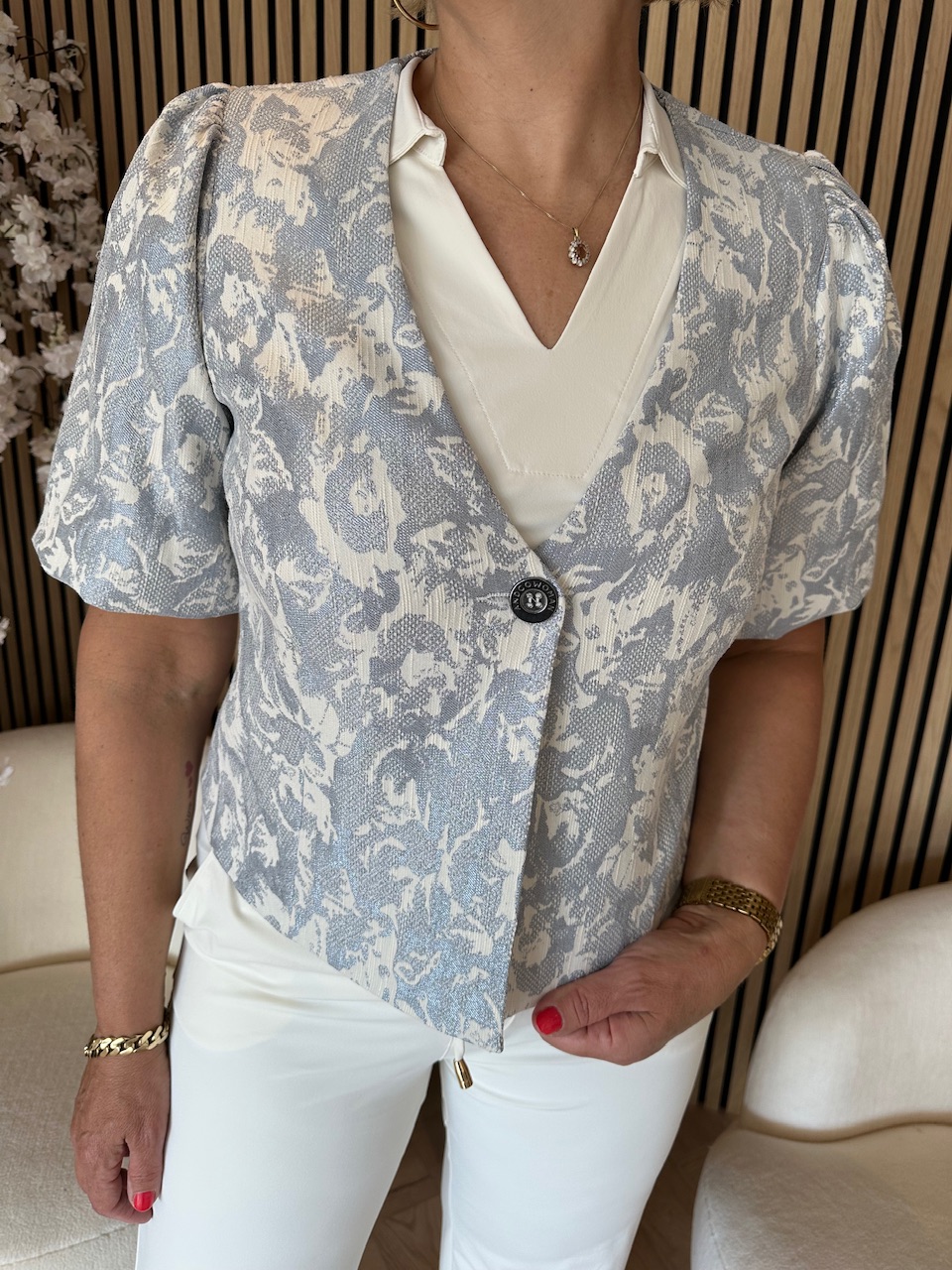 &Co Woman – Ziva – Light Denim multi - Afbeelding 4