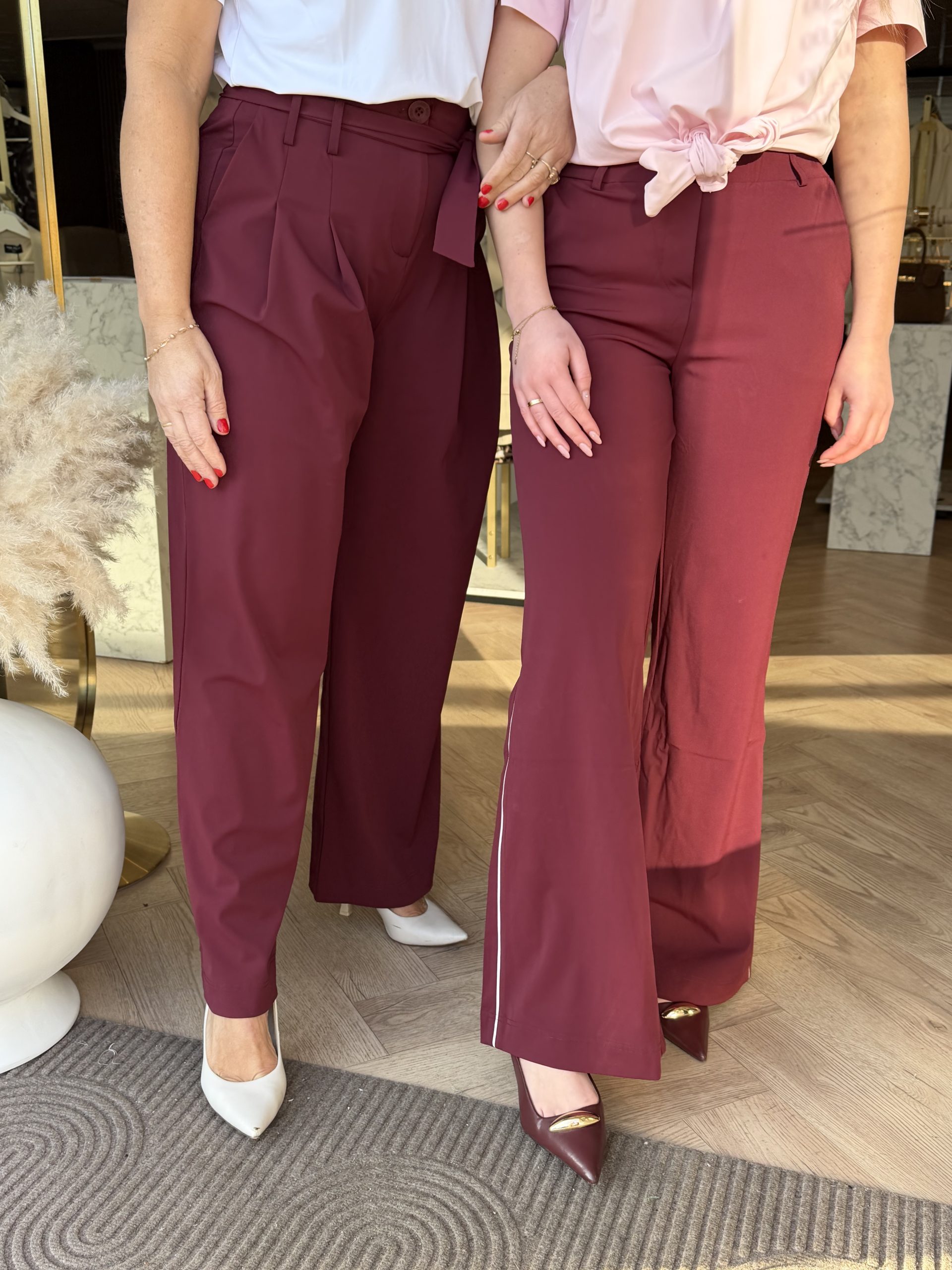 Lady Day – Steph Travel Trousers – Burgundy - Afbeelding 6