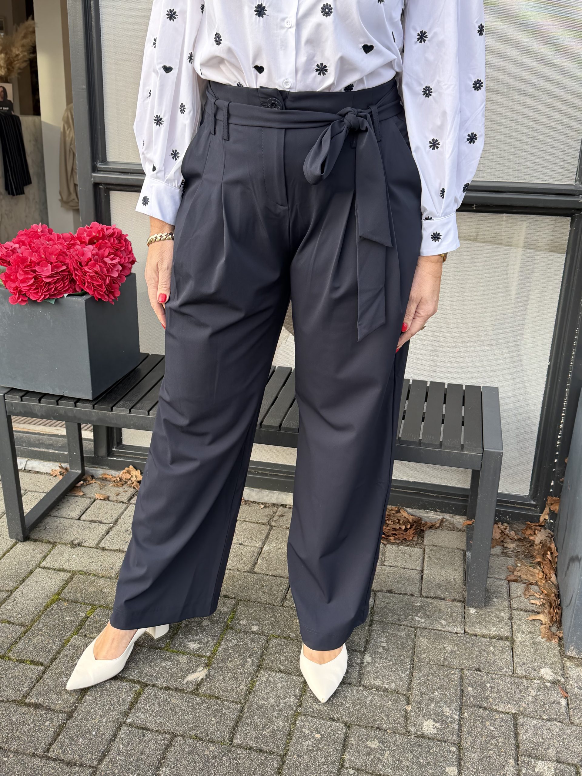Lady Day – Steph Travel Trousers – Blue - Afbeelding 4