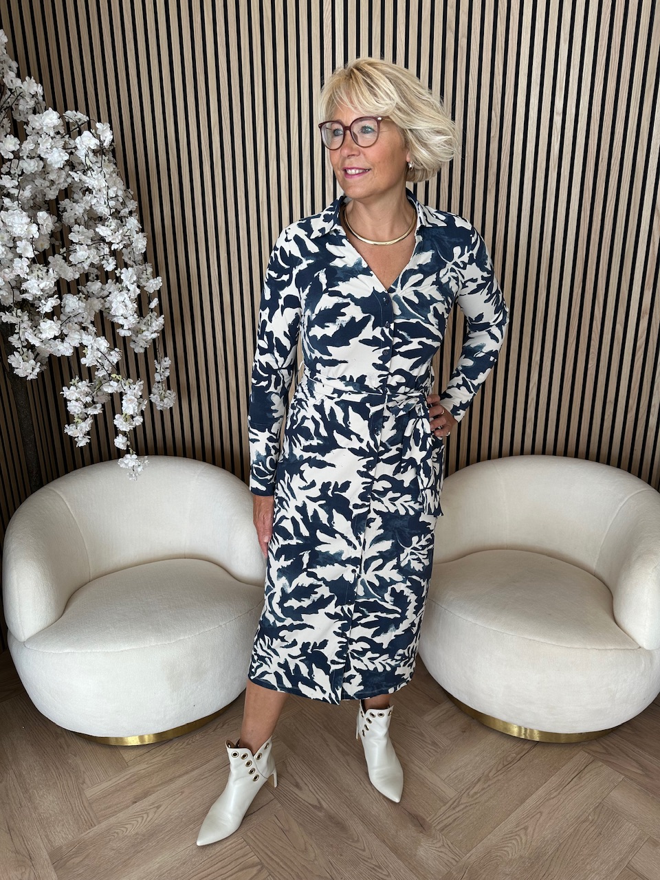 Aime – Nina Dress – Iced Flower - Afbeelding 3