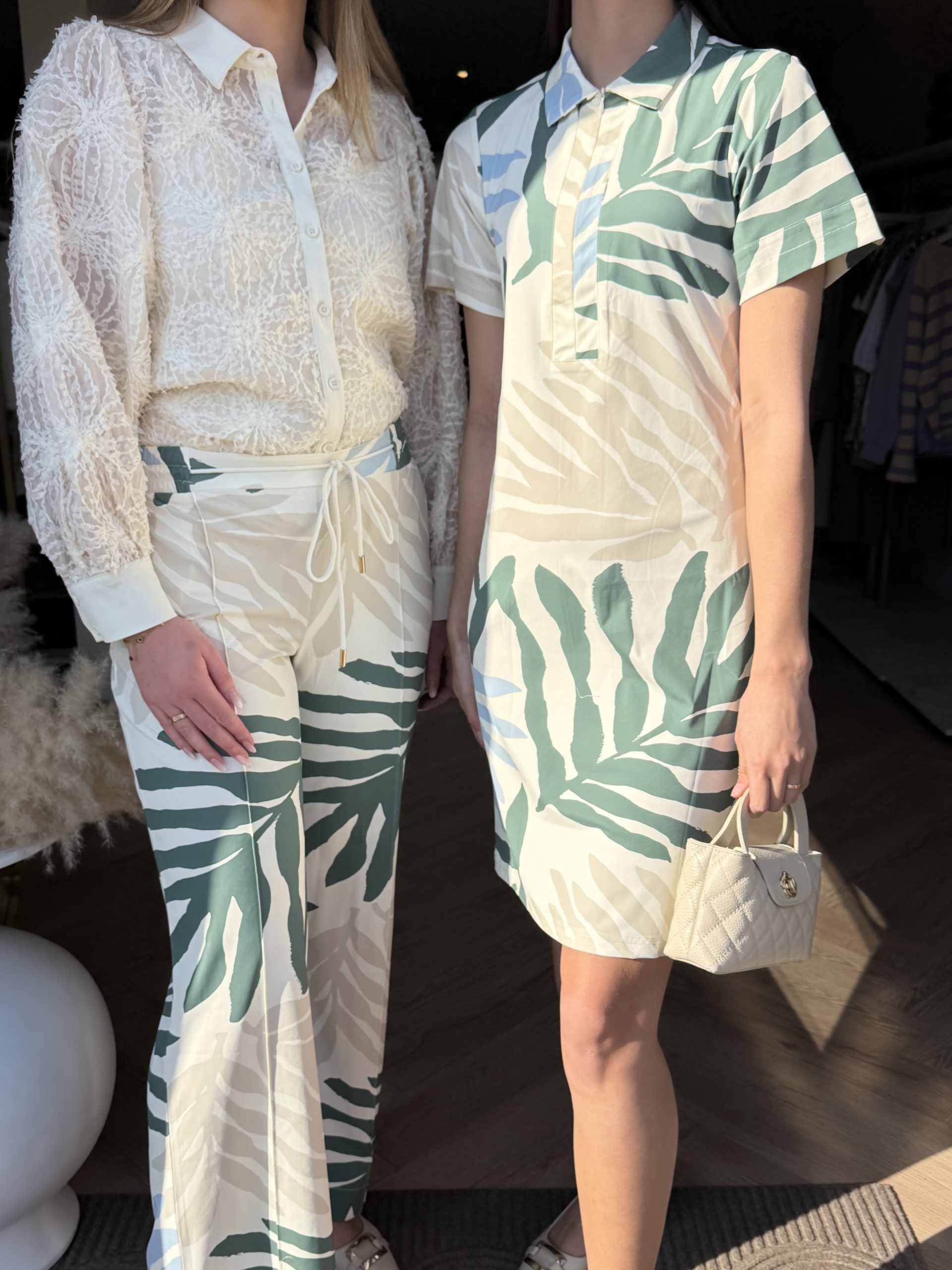 Kimara – Maeve Dress – Leaf me Here Green Bay - Afbeelding 3