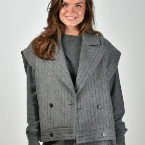 IRO gilet Nestia WM07NESTIA grey