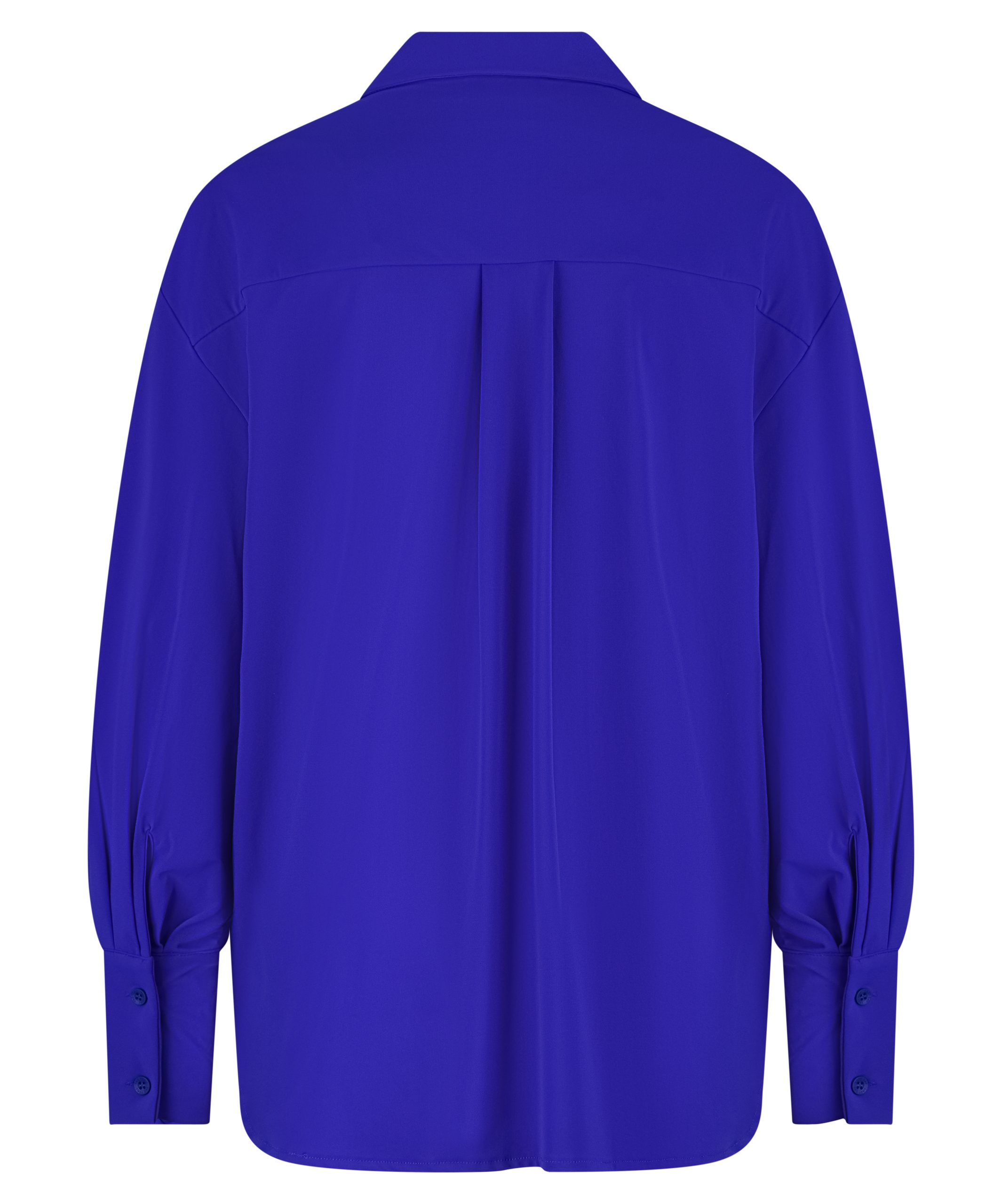 Lady Day – Ilse Travelstof Blouse – Cobalt blue - Afbeelding 8