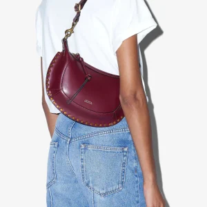 Isabel Marant crossbody Oskan Moon PP0003FA-A1C01M burgundy