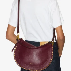 Isabel Marant crossbody Oskan Soft Zip BF0066FA-C3C22M burgundy