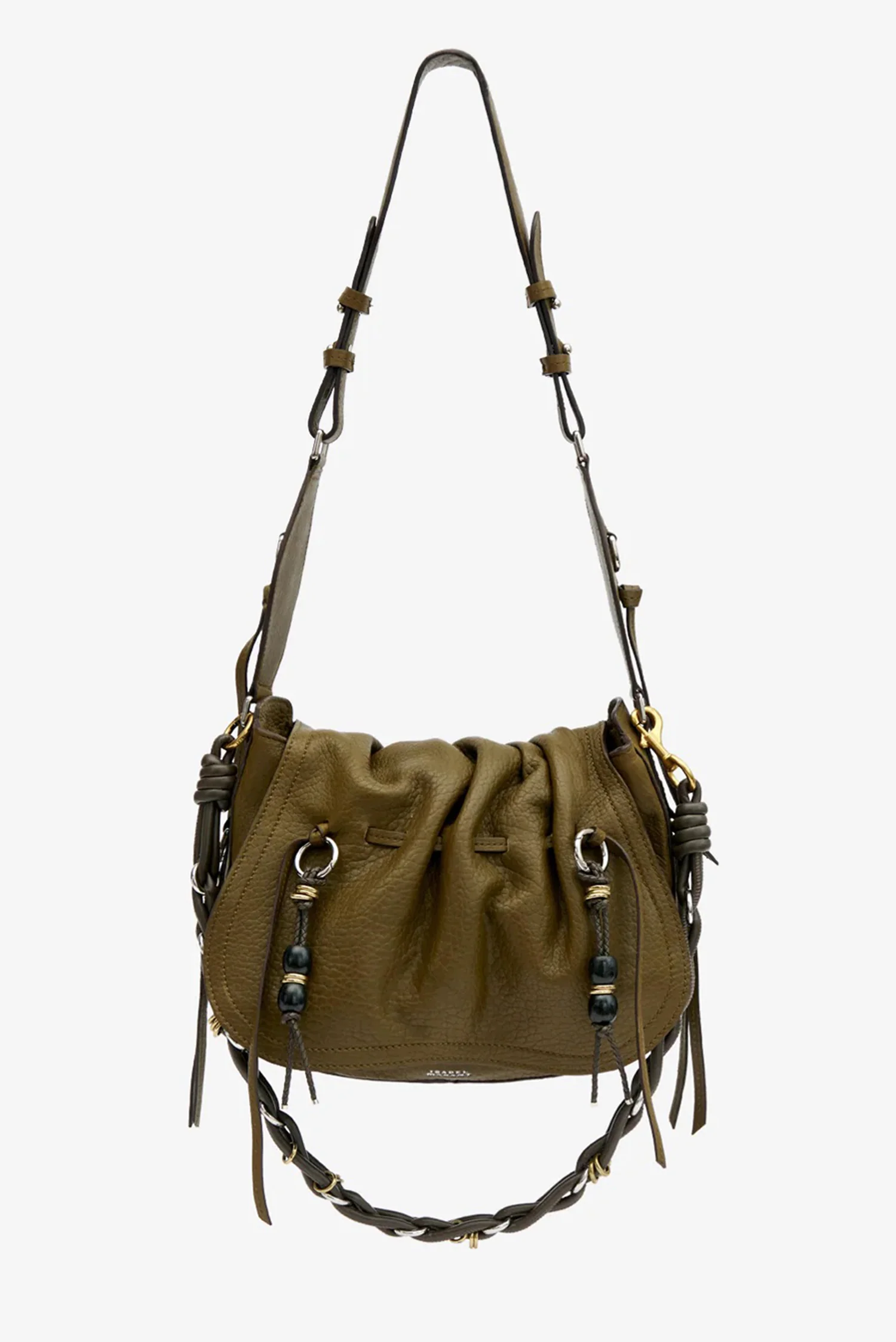 Isabel Marant crossbody Bolton PP0406FA-C4C05M khaki - Afbeelding 3