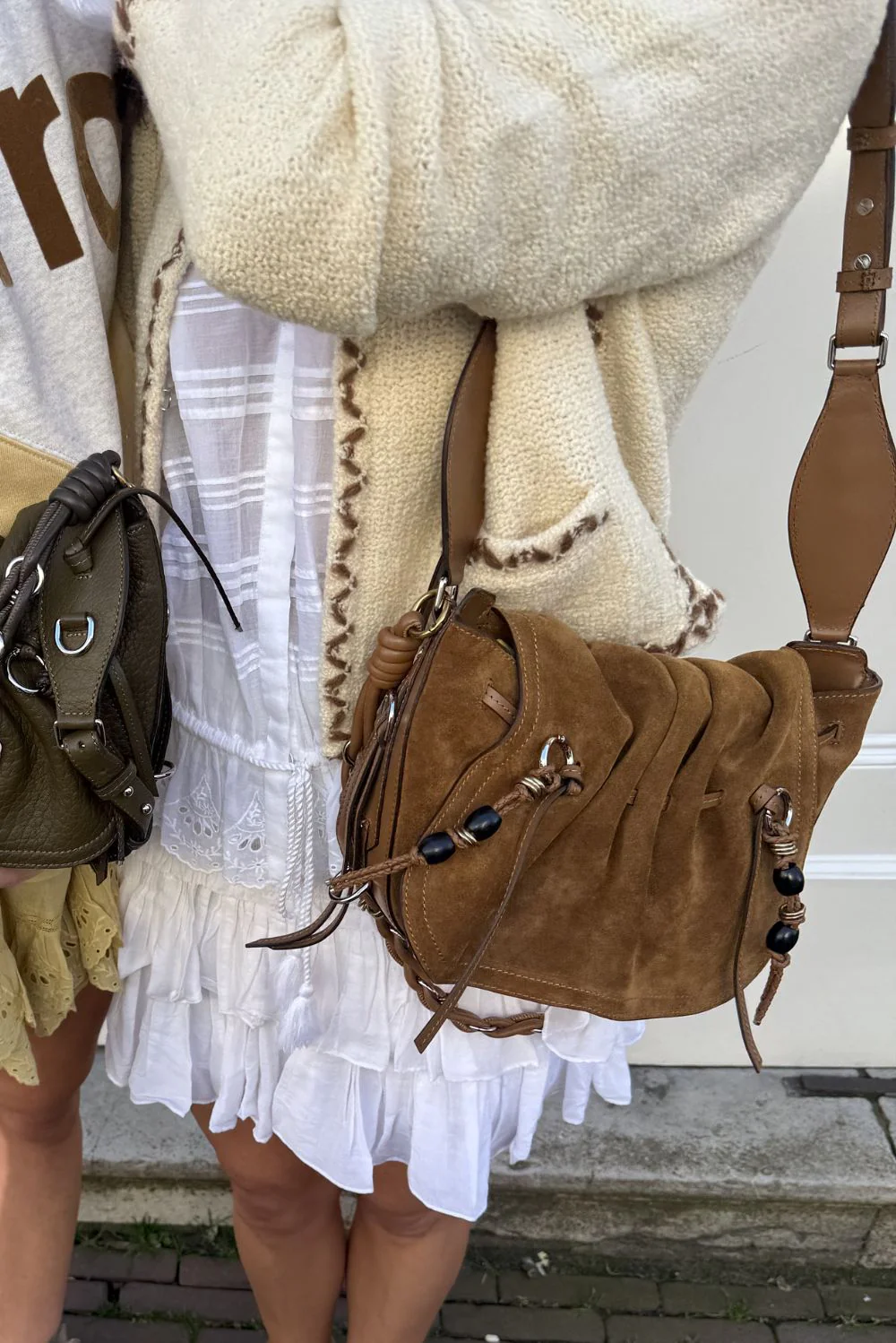 Isabel Marant crossbody Bolton PP0406FA-D1C29M cognac - Afbeelding 2