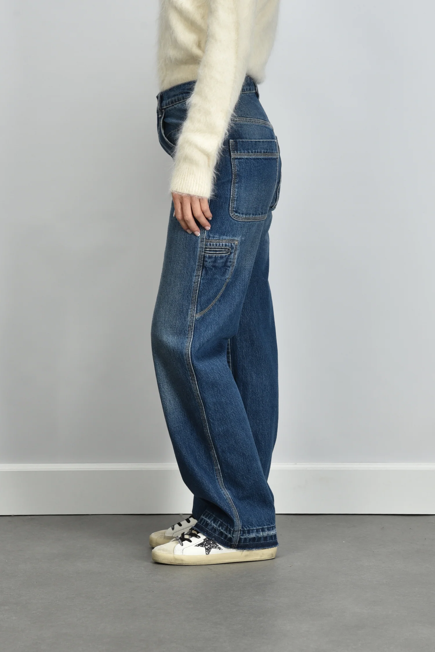 Isabel Marant jeans Jeyda PA0625FA-D1H01I blue - Afbeelding 6