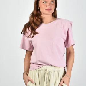 Isabel Marant t-shirt Zelitos TS0041FA-A1N41I pale pink