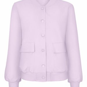 Triple Nine – Bomber Jacket with 2 Pockets – Lila