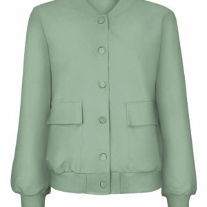 Triple Nine – Bomber Jacket with 2 Pockets – Sage Green