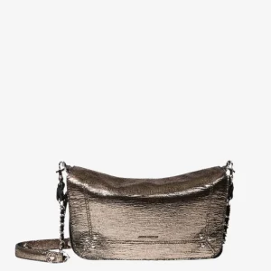 Jerome Dreyfuss crossbody Bobi S 44BOBISCH lame champagne