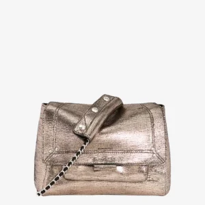 Jerome Dreyfuss crossbody Lulu M 44LULUMCH lame champagne