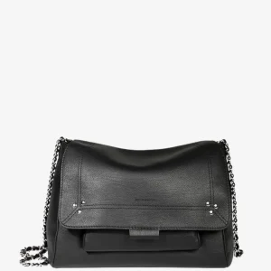 Jerome Dreyfuss crossbody Lulu M 44LULUMVE calfskin noir silver