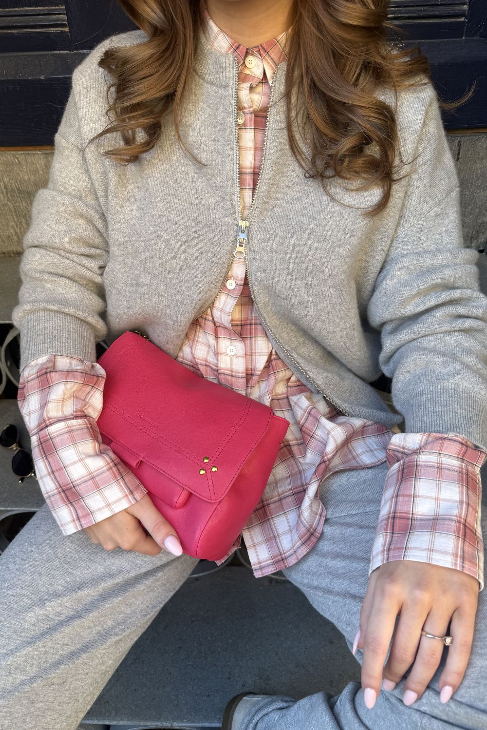 Jerome Dreyfuss crossbody Lulu M 47LULUMAG jacinthe - Afbeelding 9