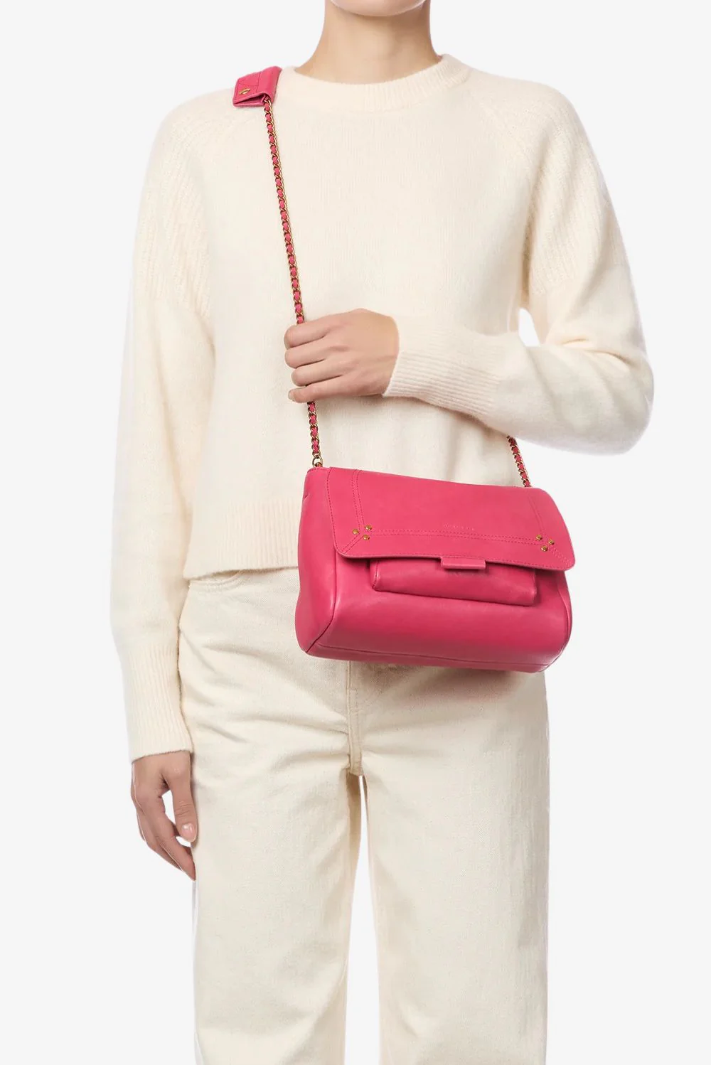 Jerome Dreyfuss crossbody Lulu M 47LULUMAG jacinthe - Afbeelding 4