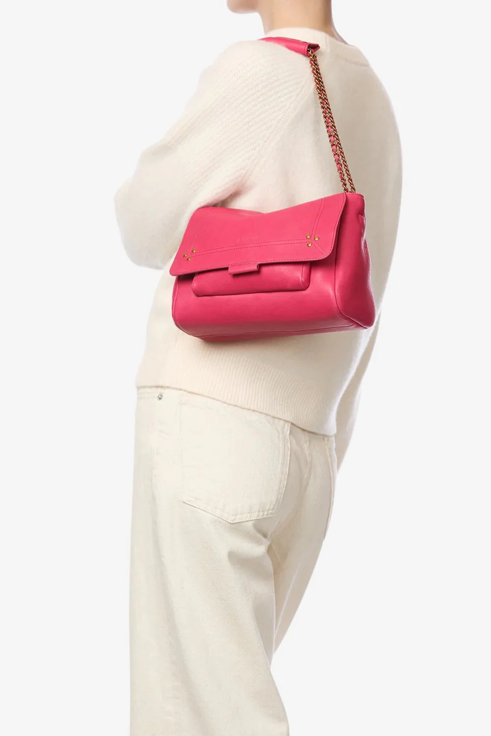 Jerome Dreyfuss crossbody Lulu M 47LULUMAG jacinthe - Afbeelding 8