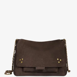 Jerome Dreyfuss crossbody Lulu M 47LULUMTA imprime croco moka