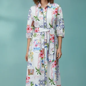 K-Design Maxi jurk met design