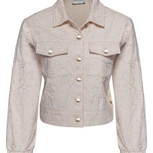 Kimara – Lee Jacket Beige Denim – Beige