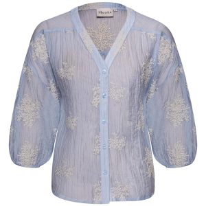 Kimara – Marion Blouse – Light Blue