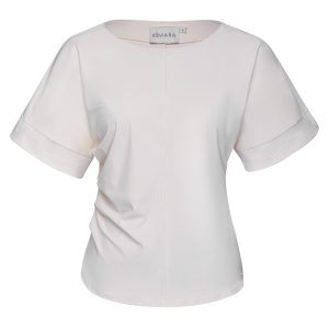 Kimara – Kelsey Travel Top – Silver White