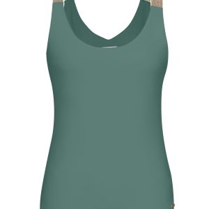 Kimara – Josie Travelstof Top – Green Bay