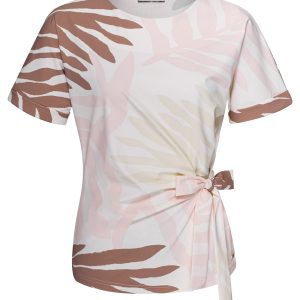 Kimara – Negin Top – Leaf Me Here Powder Pink