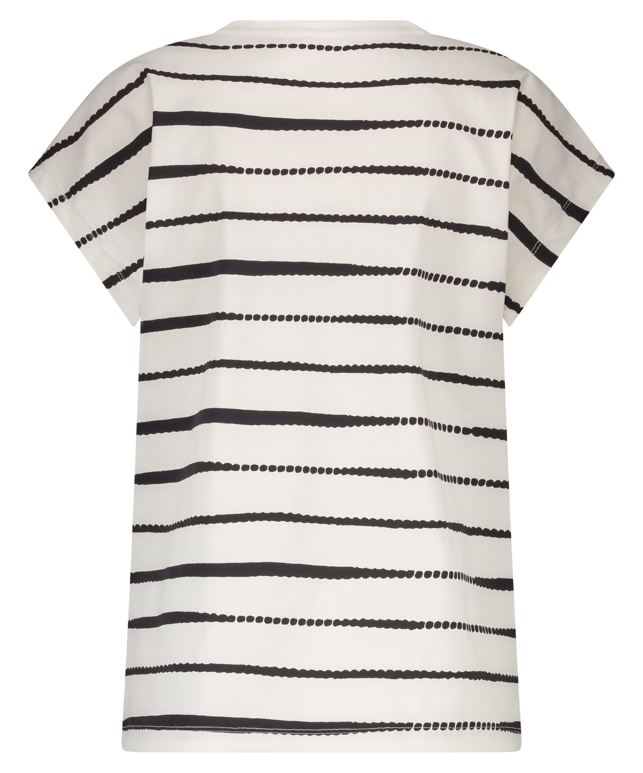 Lady Day – Kat Top – Painted Stripe Off White - Afbeelding 4