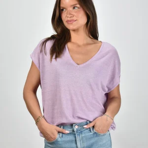 Les Tricots de Lea t-shirt Maellae 35622 lilac