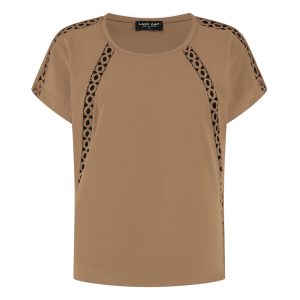 Lady Day – Lillian Travelstof Top – Mocha