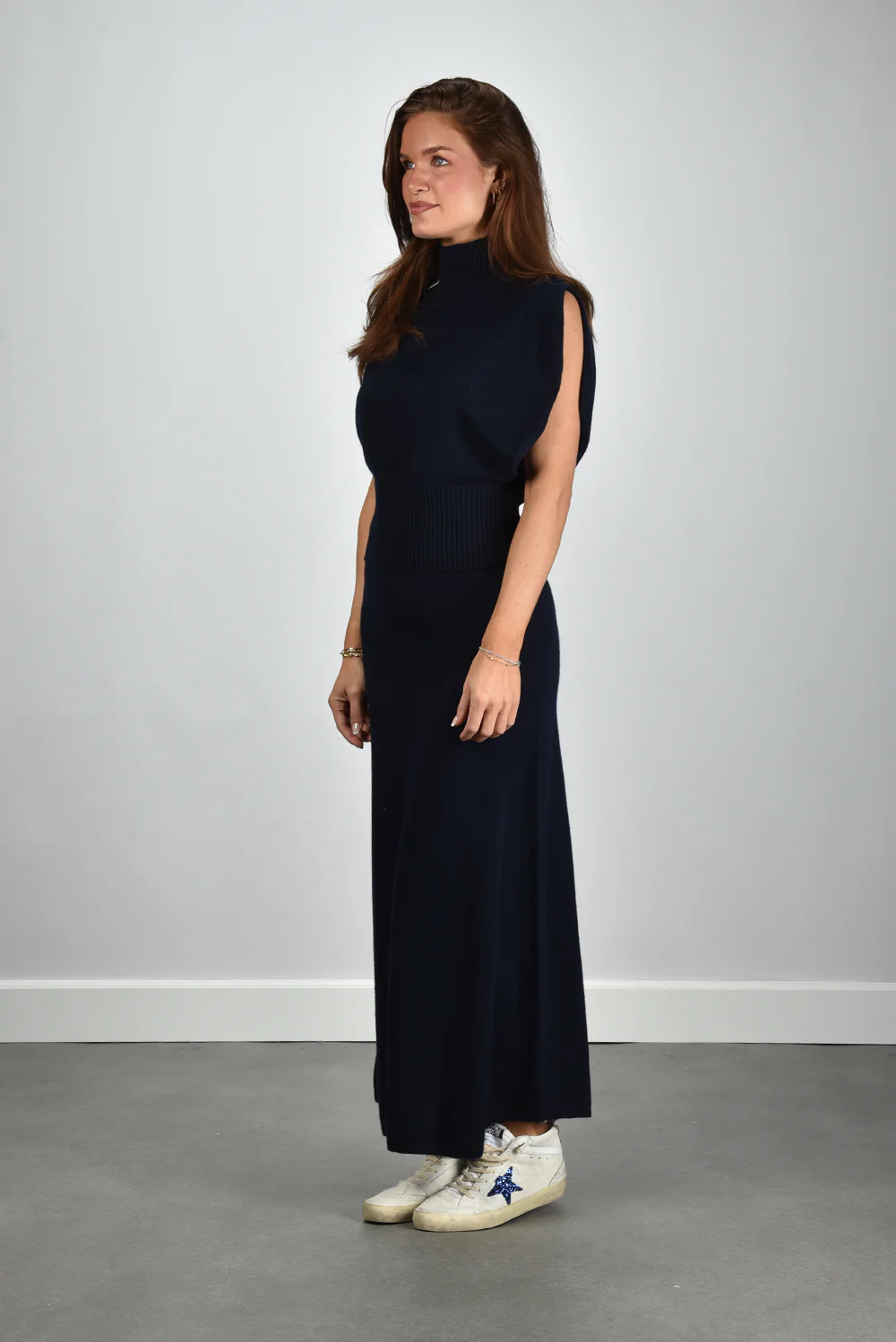 Lisa Yang top Zaya 2024225 navy - Afbeelding 5