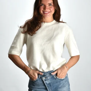 Lisa Yang trui Maren 2026061 cream brushed