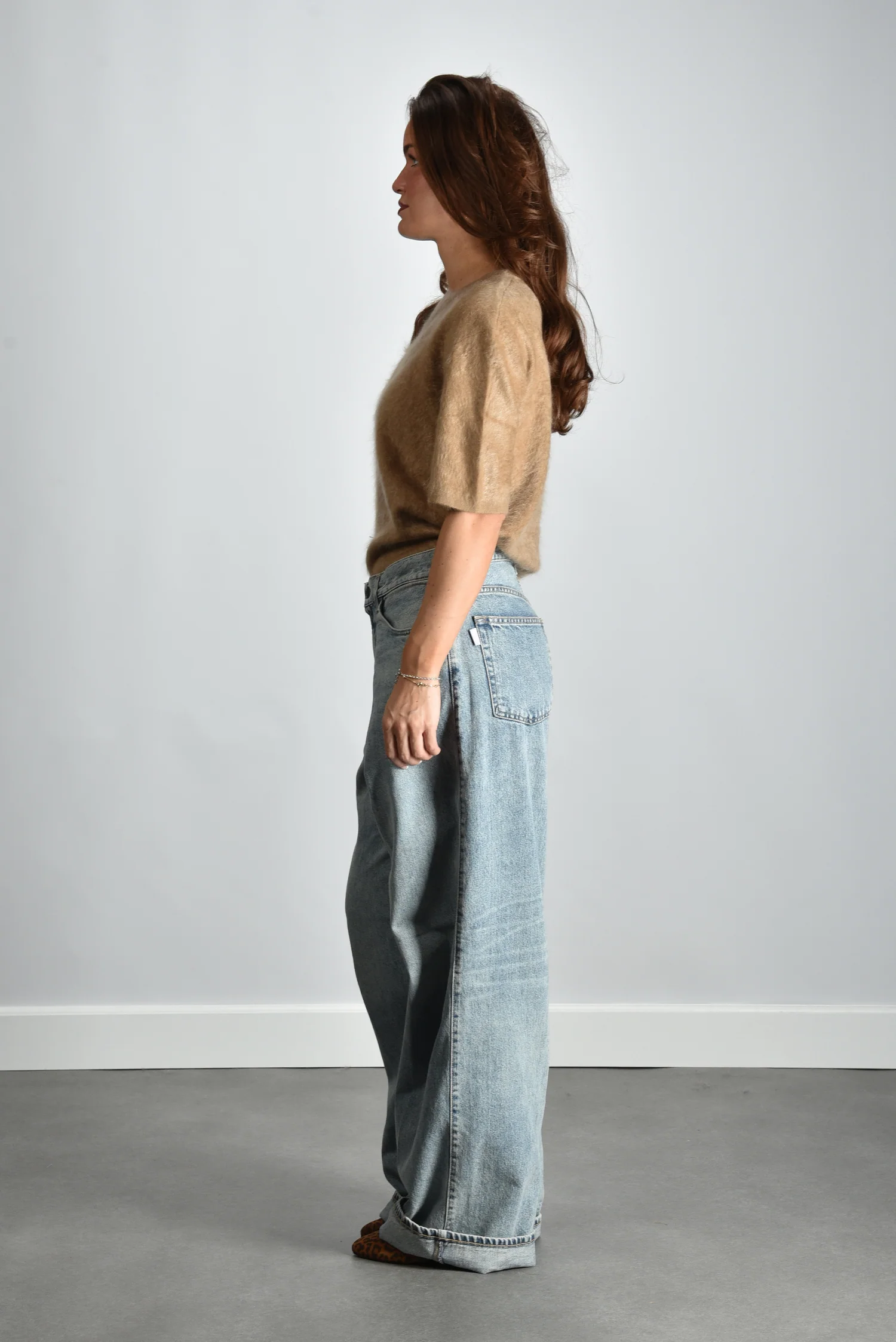 Lisa Yang trui Maren 2026061 toffee brushed - Afbeelding 7