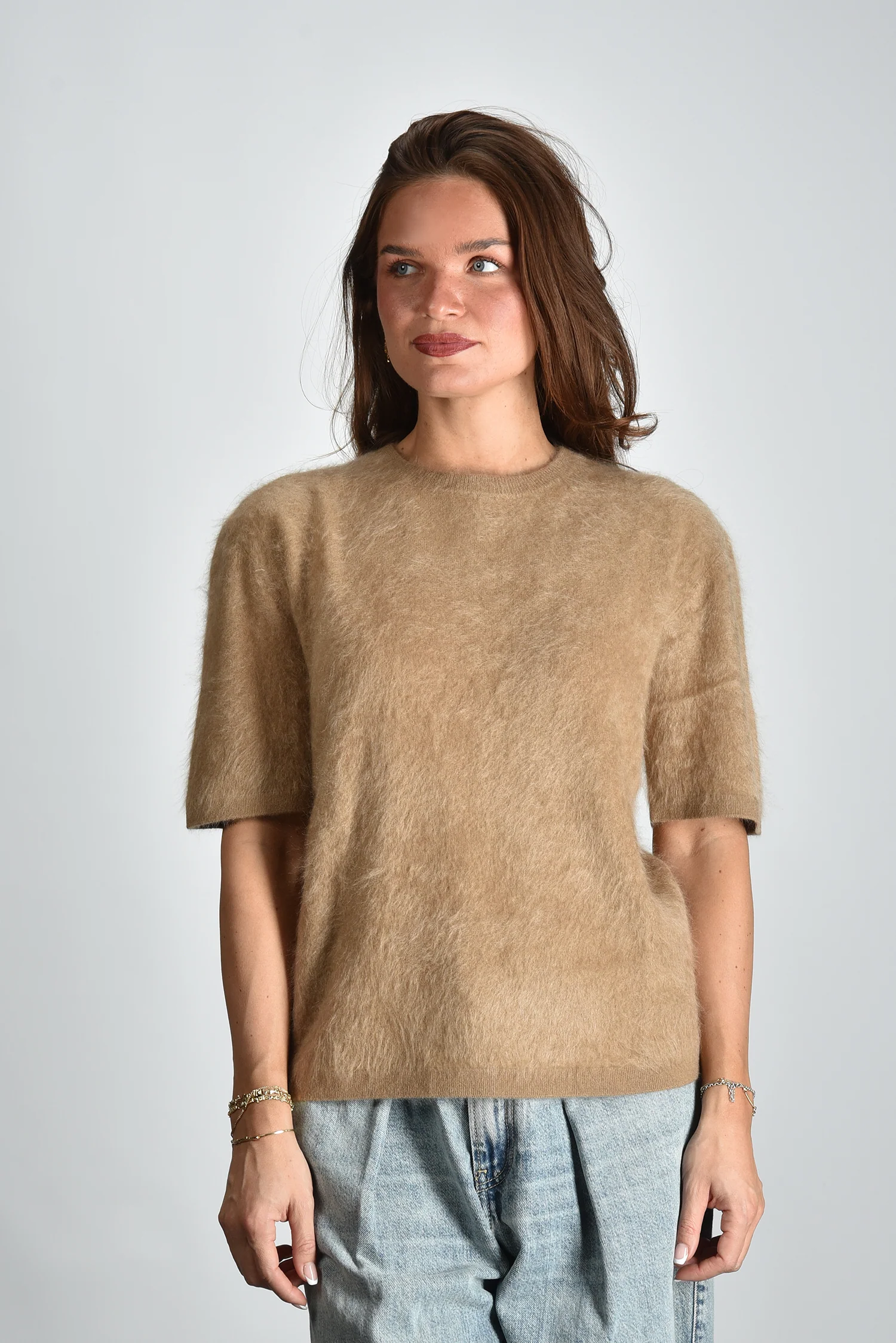 Lisa Yang trui Maren 2026061 toffee brushed - Afbeelding 9