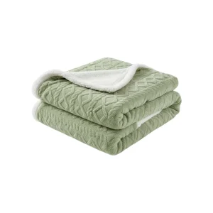 Luxe Sherpa Plaid – Zacht Fleece Deken voor Bank & Bed – Decoratie