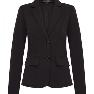 Mi Piace – Blazer Kort Travelstof – Black
