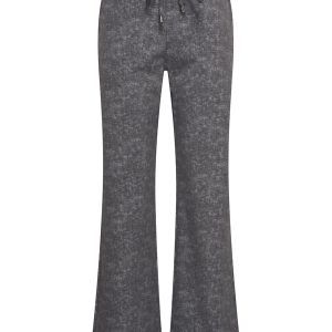 Mi Piace – Trousers Straight 089 Heavy Stone Foil Print – Dark Grey