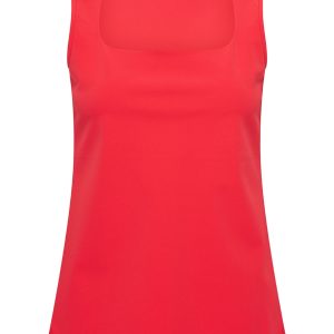 Mi Piace – Top Square Neck – Red