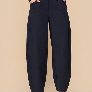 Mi Piace – Balloon Trousers Bonded Travel – Dark Blue