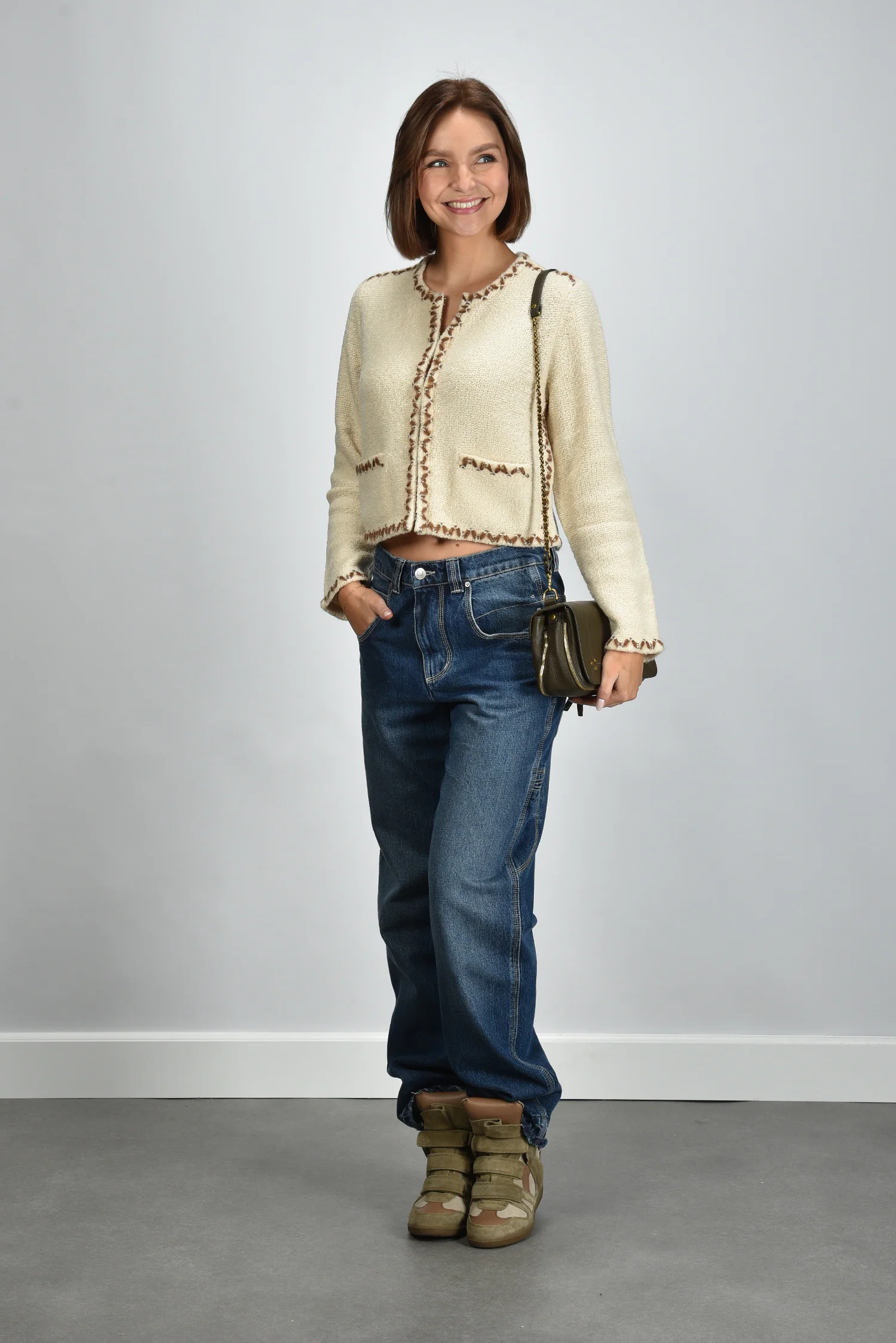 Marant Etoile jack Rochelle CA0154FA-D1L06E ecru/bronze - Afbeelding 3