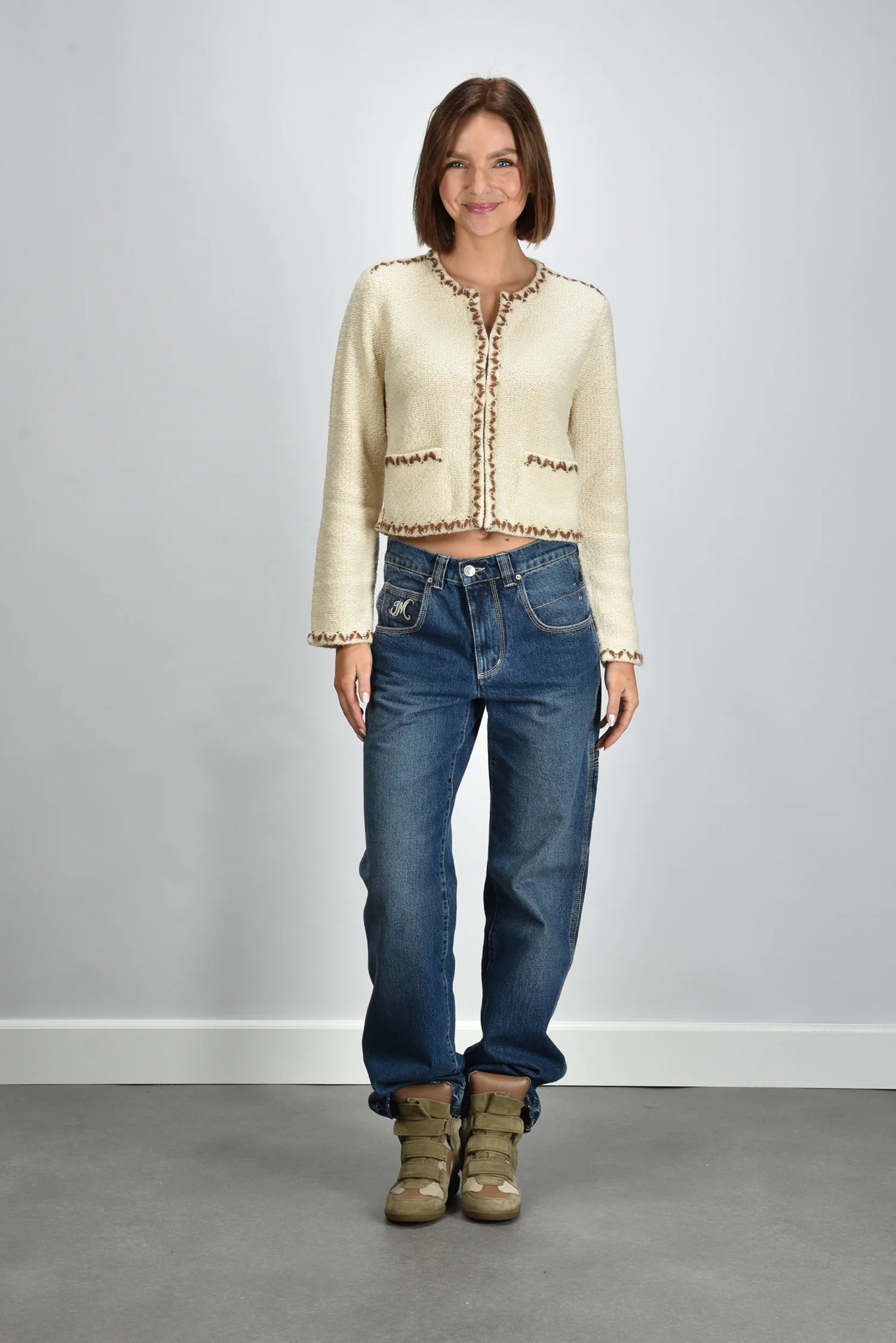 Marant Etoile jack Rochelle CA0154FA-D1L06E ecru/bronze - Afbeelding 6