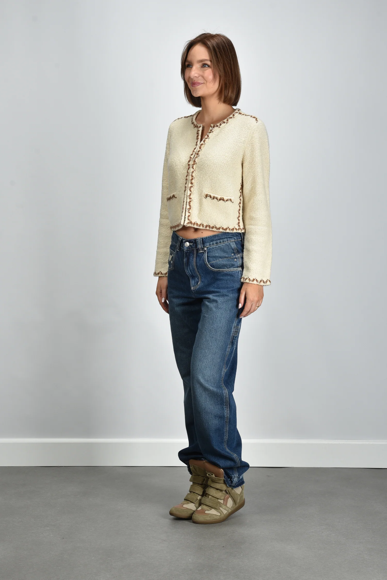 Marant Etoile jack Rochelle CA0154FA-D1L06E ecru/bronze - Afbeelding 7