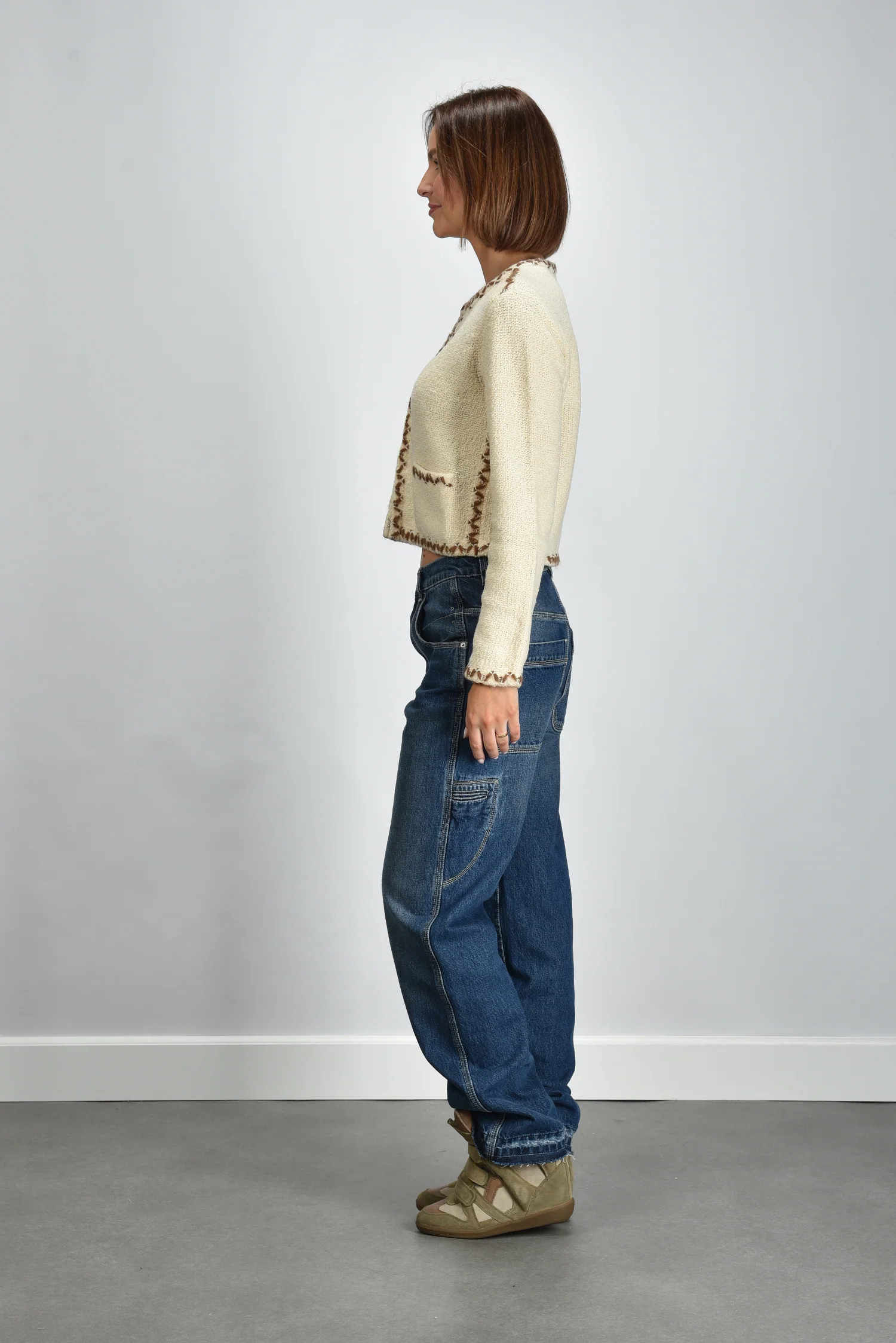 Marant Etoile jack Rochelle CA0154FA-D1L06E ecru/bronze - Afbeelding 8