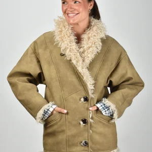 Marant Etoile jas Clea MA0427FA-C3A01E taupe