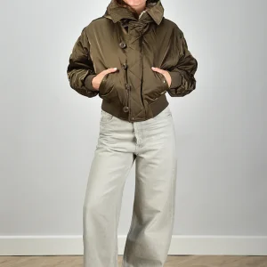 Marant Etoile jas Elisa MA0425FA-C3C01E khaki