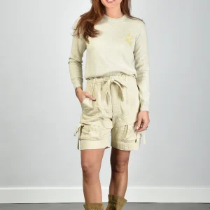 Marant Etoile short Bermia SH0261FA-D1G02E ecru