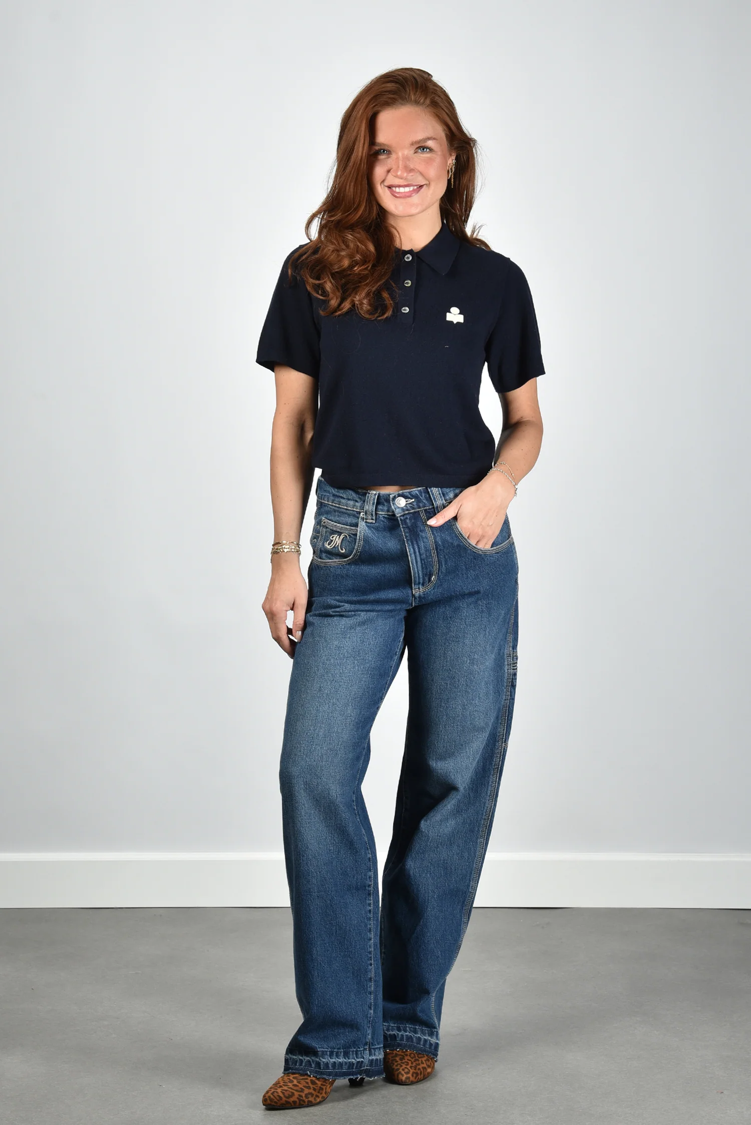 Marant Etoile trui Althea PU0849FA-C1L17E midnight - Afbeelding 3