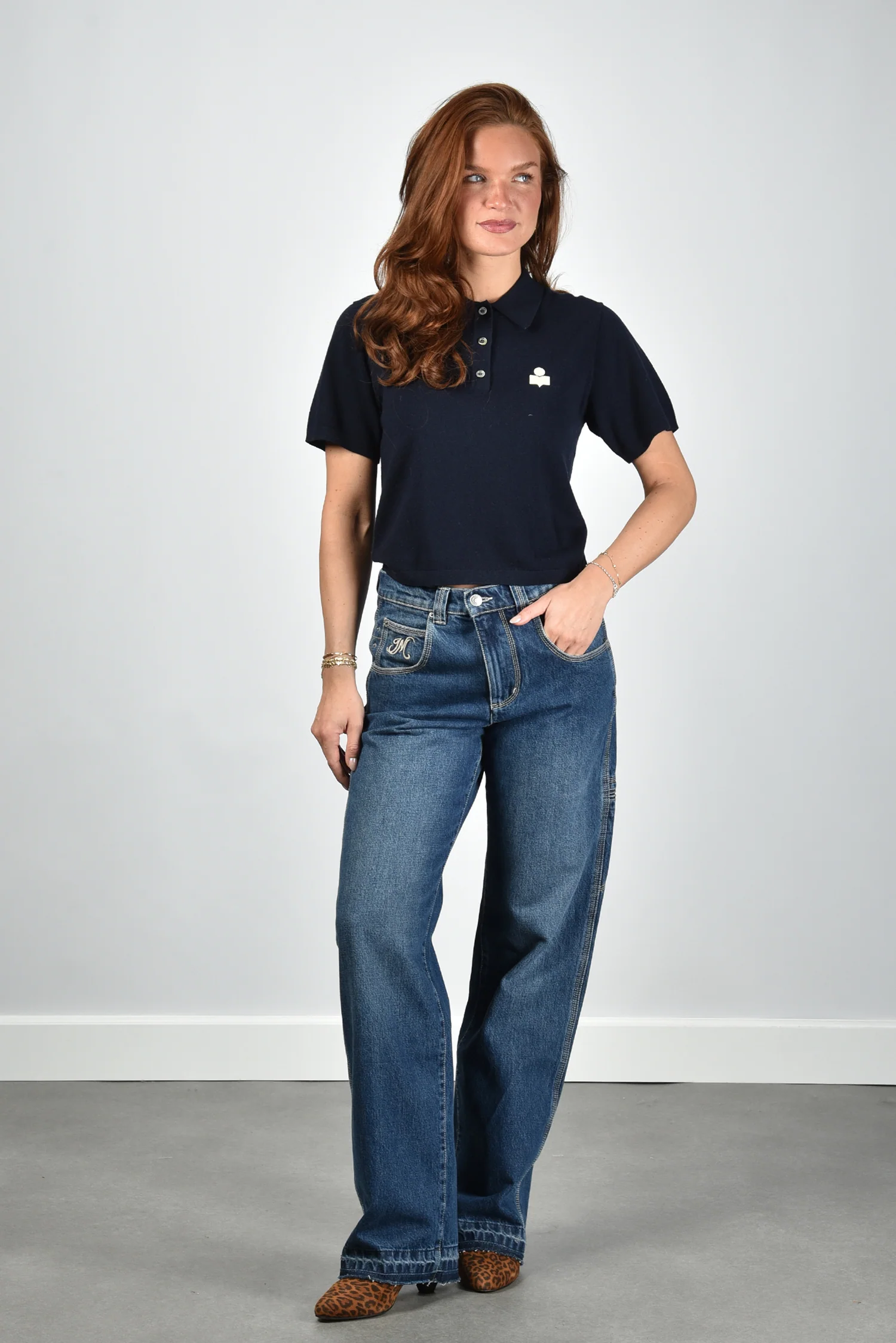 Marant Etoile trui Althea PU0849FA-C1L17E midnight - Afbeelding 4